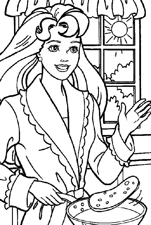 Coloriage 104 Barbie