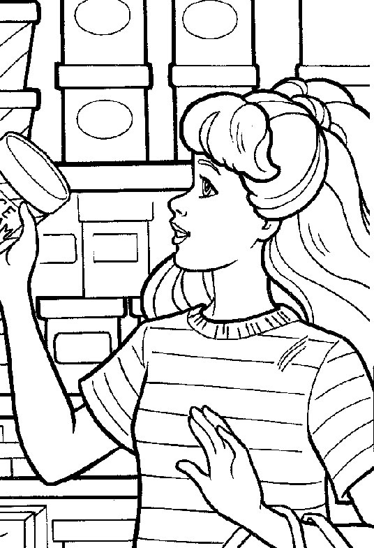 Coloriage 106 Barbie