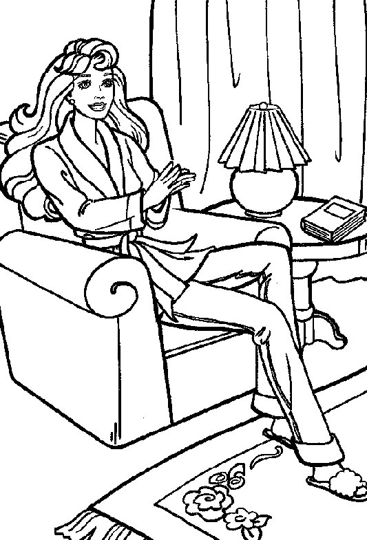 Coloriage 108 Barbie