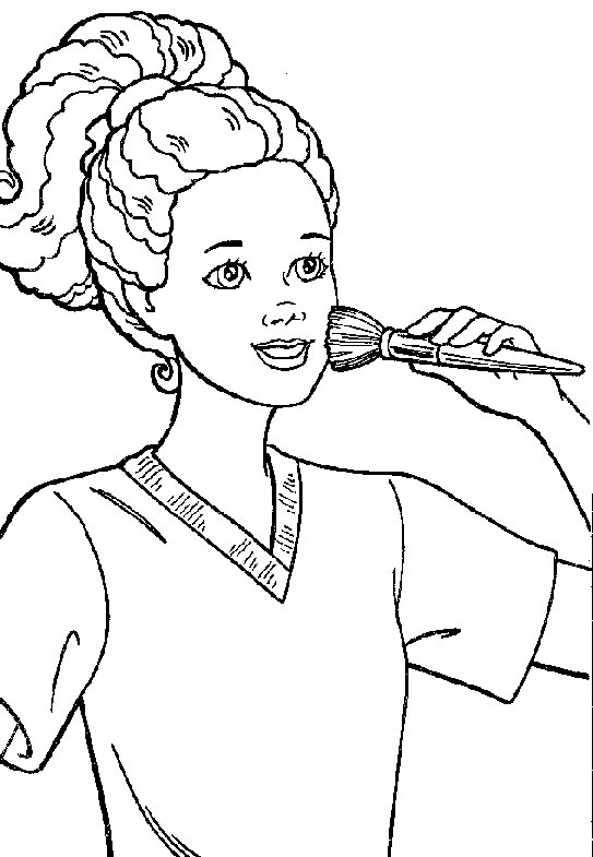 Coloriage 114 Barbie