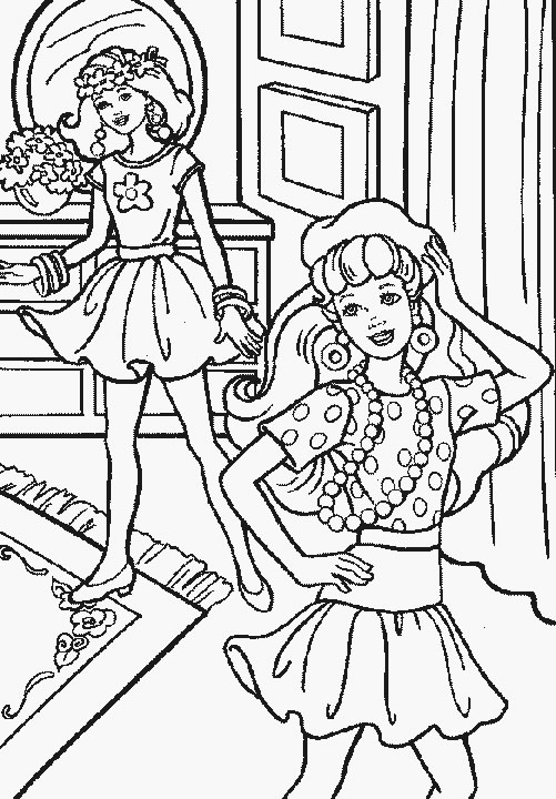 Coloriage 118 Barbie