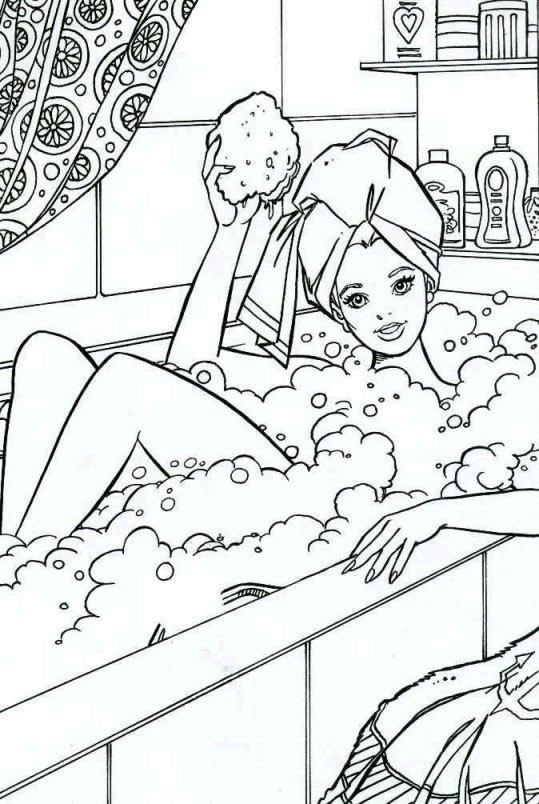 Coloriage 119 Barbie