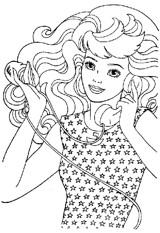 Coloriage 121 Barbie