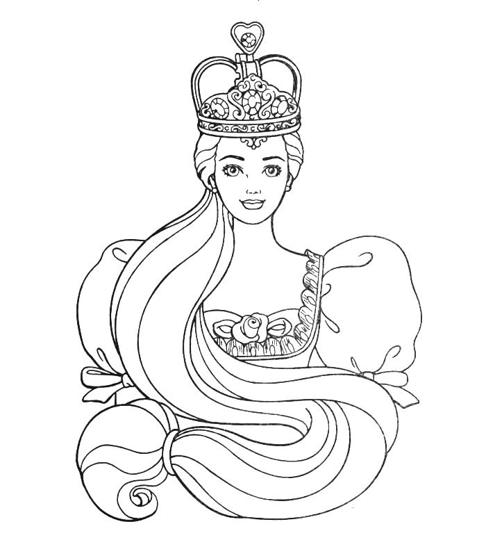 Coloriage 122 Barbie