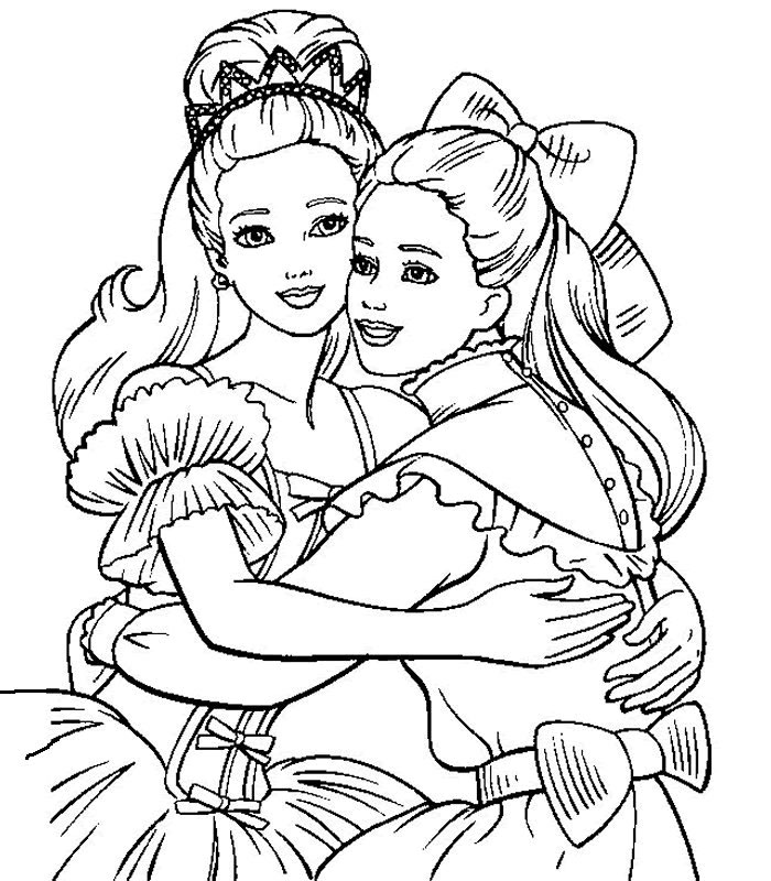 Coloriage 123 Barbie