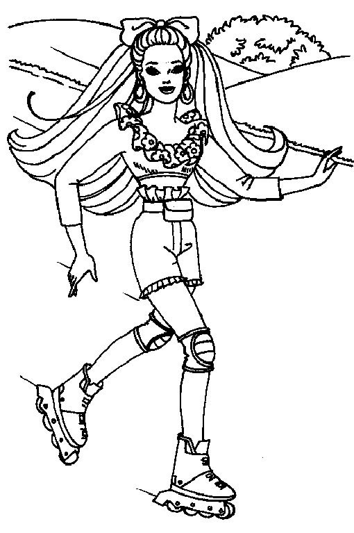 Coloriage 129 Barbie