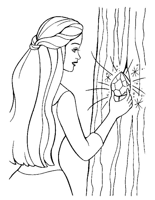 Coloriage 134 Barbie