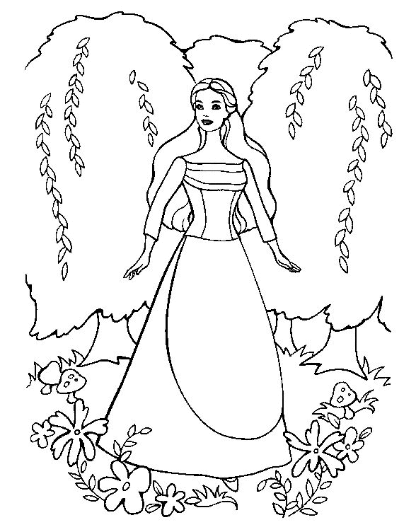 Coloriage 136 Barbie