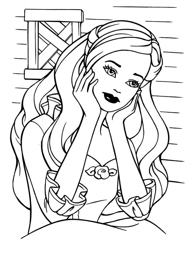 Coloriage 137 Barbie