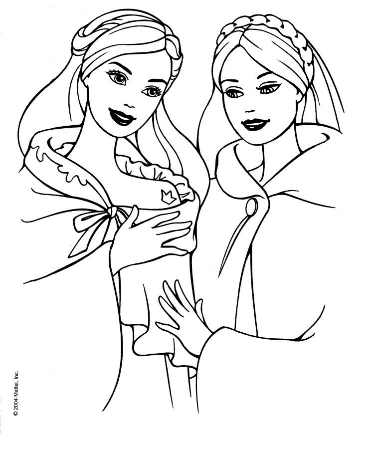 Coloriage 141 Barbie