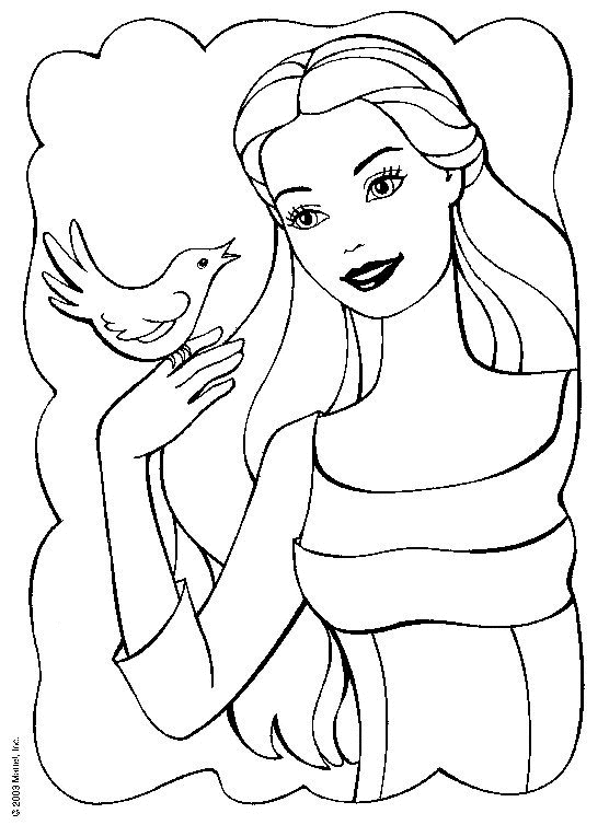 Coloriage 144 Barbie