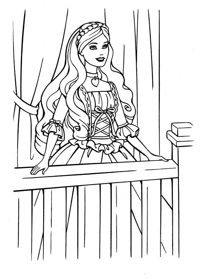 Coloriage 147 Barbie