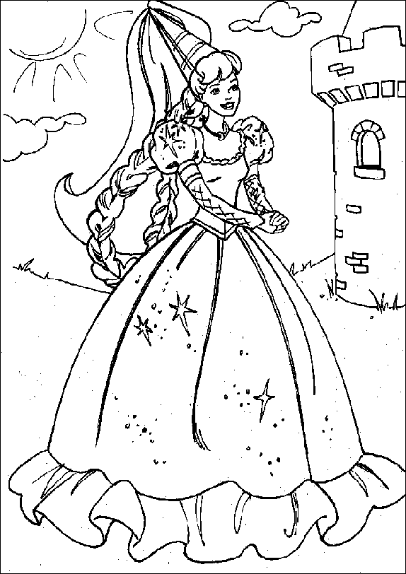 Coloriage 150 Barbie