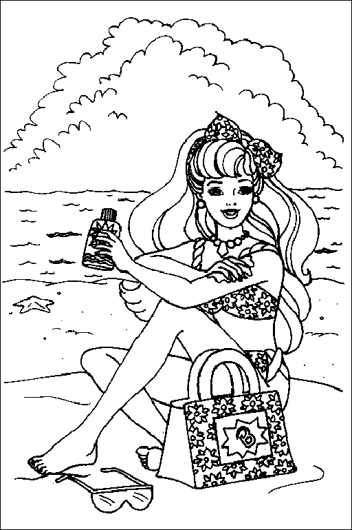 Coloriage 162 Barbie