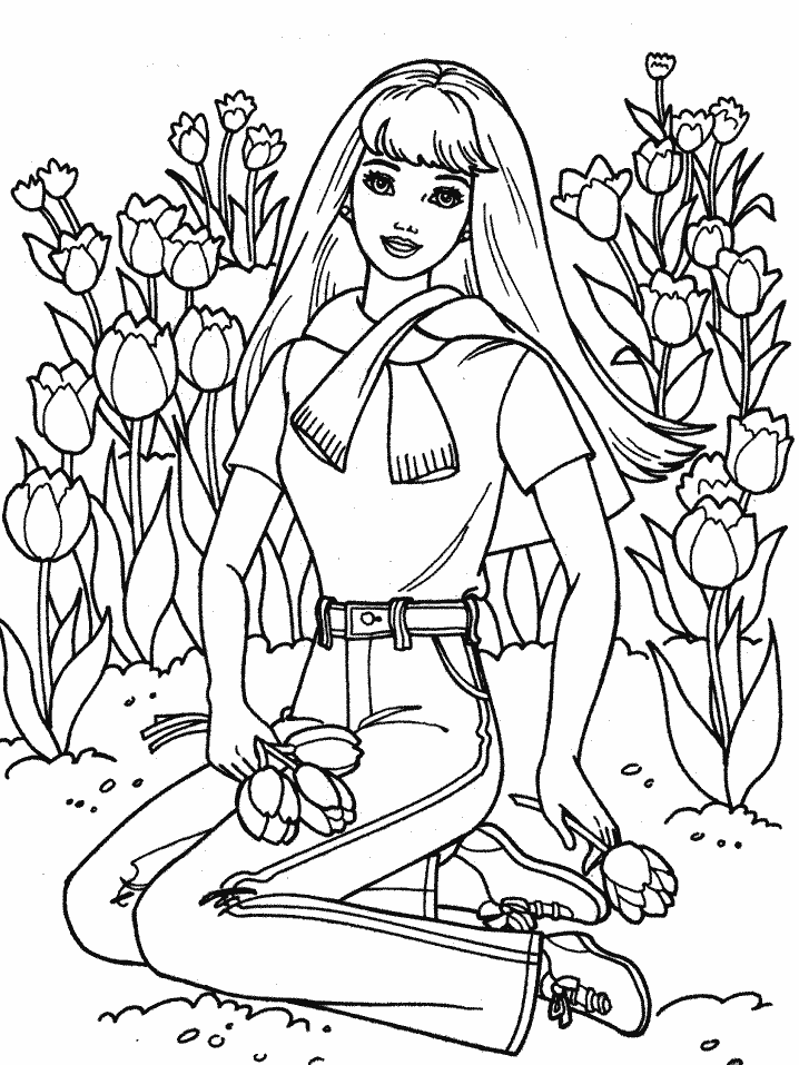 Coloriage 173 Barbie