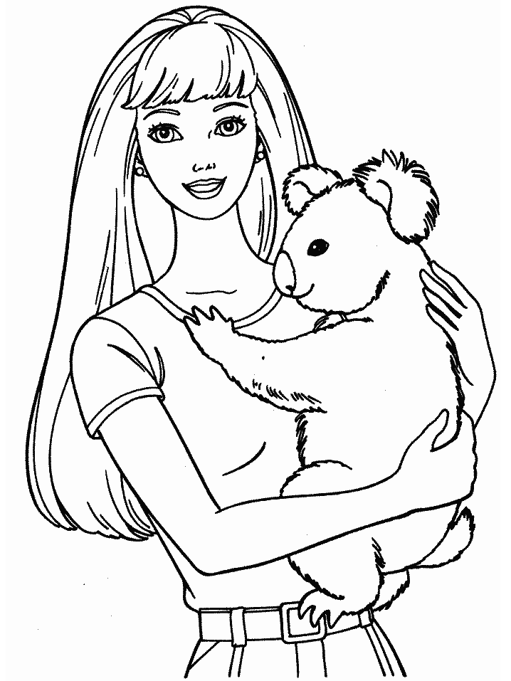 Coloriage 176 Barbie