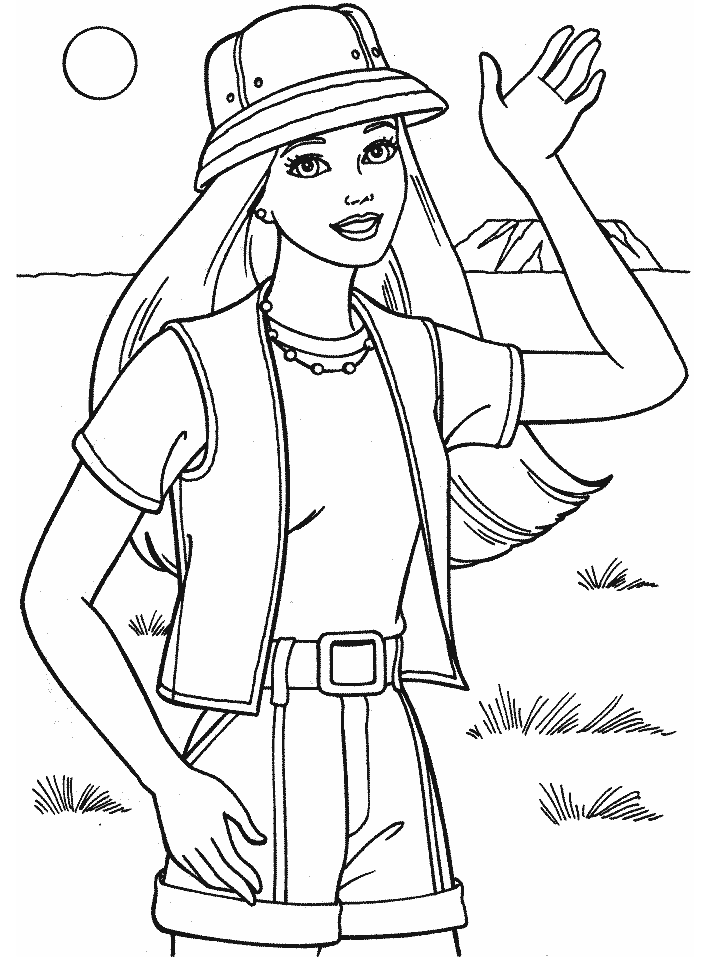 Coloriage 177 Barbie