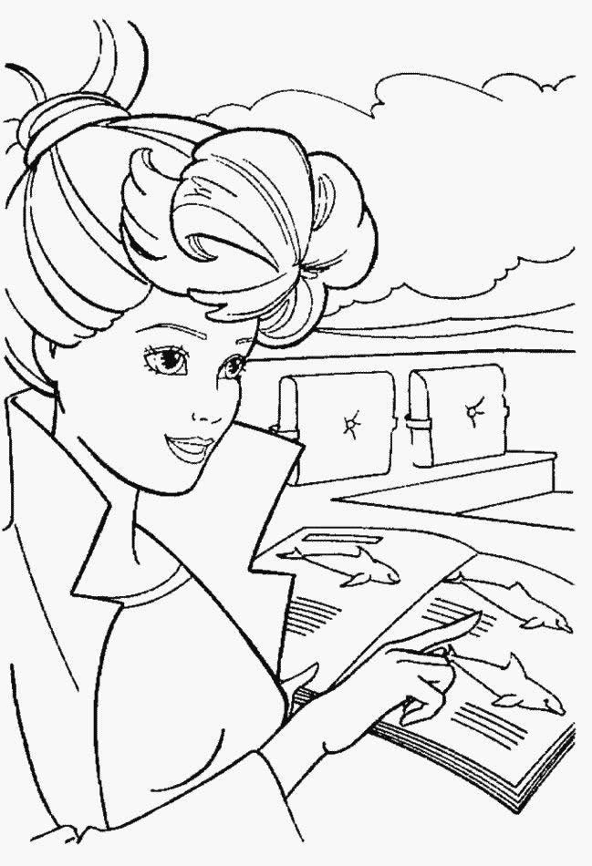 Coloriage 23 Barbie