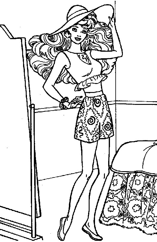 Coloriage 28 Barbie