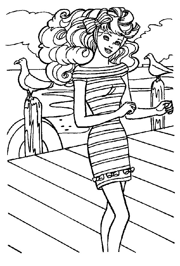 Coloriage 29 Barbie