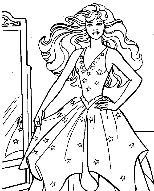 Coloriage 31 Barbie