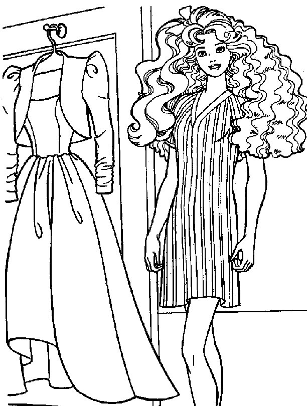 Coloriage 33 Barbie