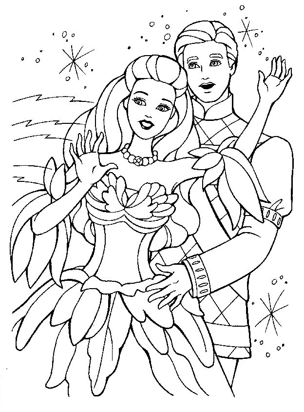 Coloriage 38 Barbie