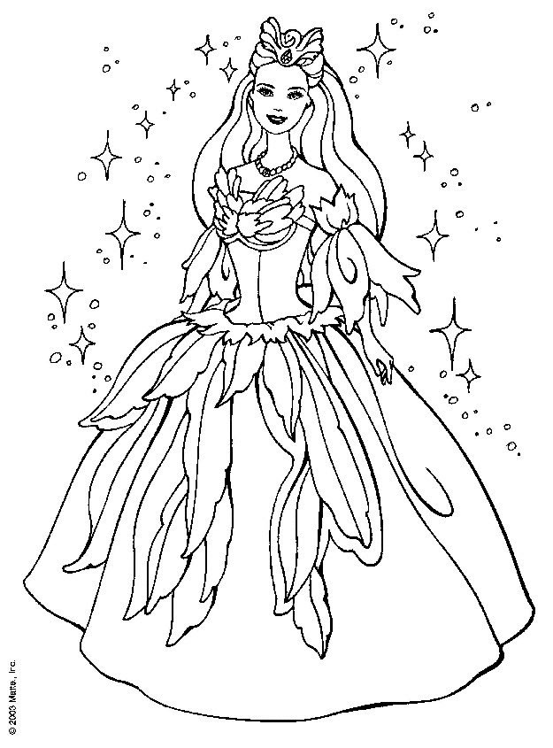 Coloriage 43 Barbie