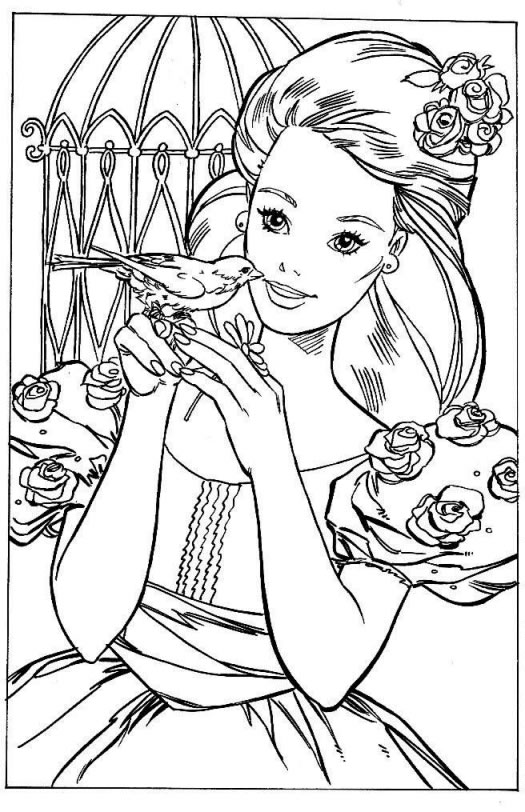 Coloriage 49 Barbie