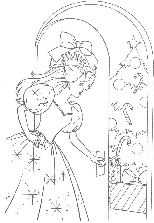 Coloriage 5 Barbie