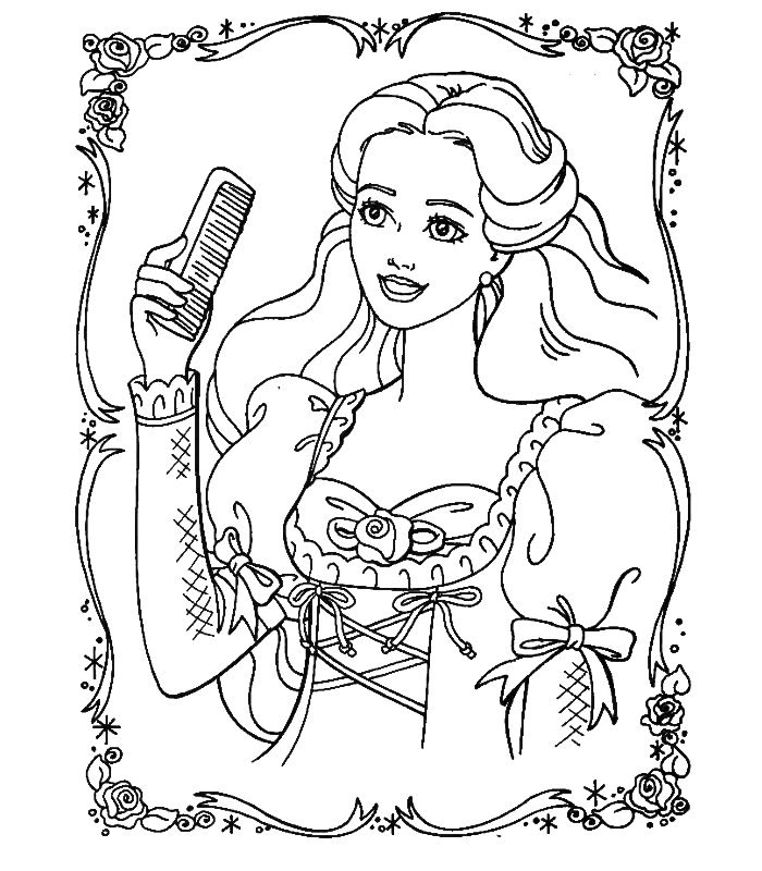 Coloriage 60 Barbie