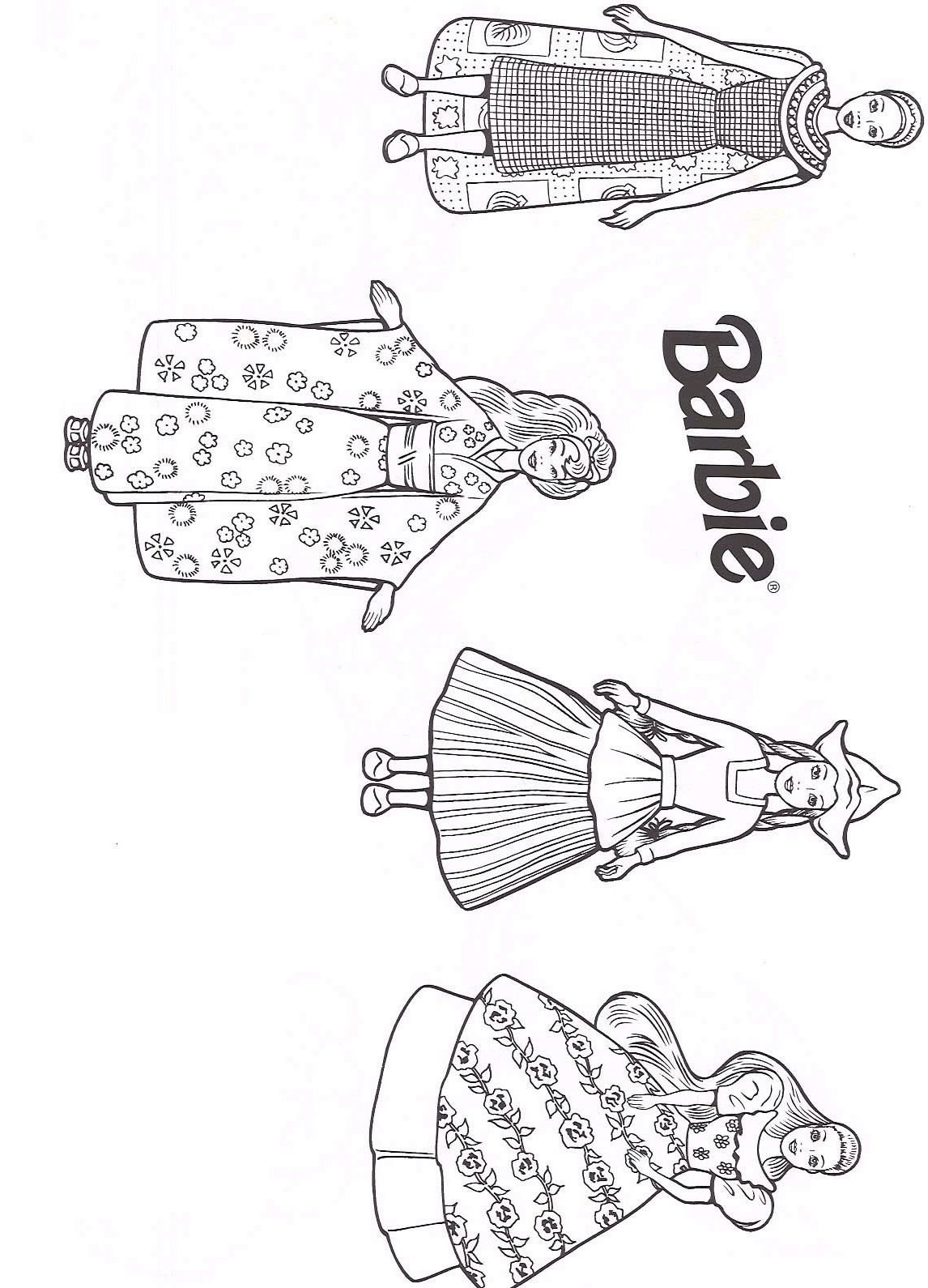 Coloriage 65 Barbie