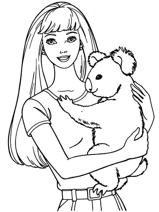 Coloriage 72 Barbie