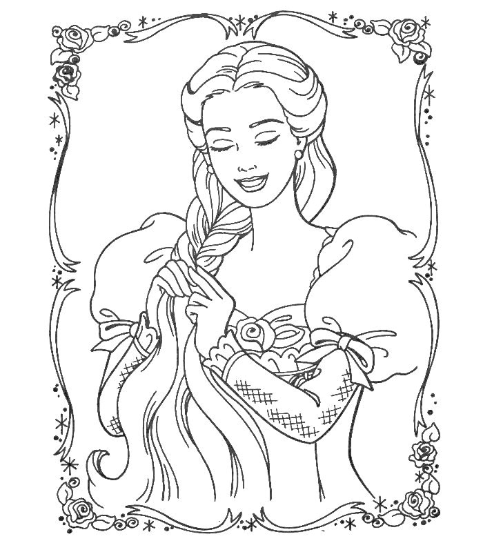 Coloriage 73 Barbie