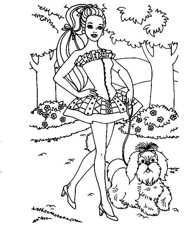 Coloriage 81 Barbie