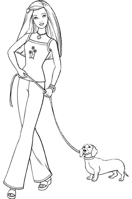 Coloriage 84 Barbie