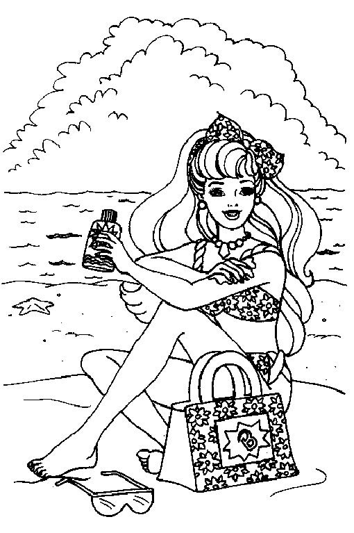 Coloriage 90 Barbie