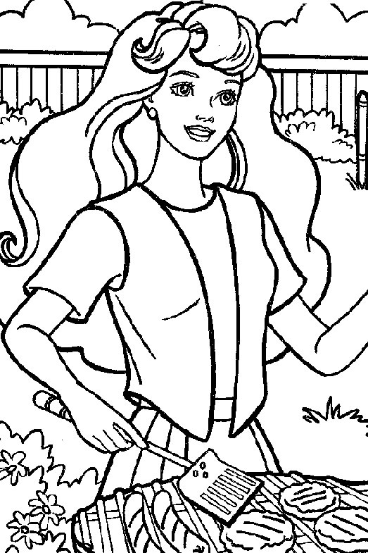 Coloriage 97 Barbie