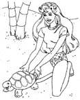 Coloriage Barbie 24