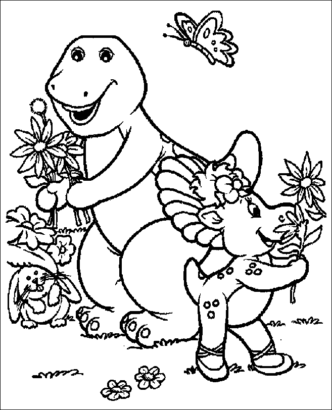 Coloriage 8 Barney