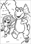 Coloriage Barney 6