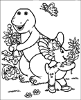 Coloriage Barney 8