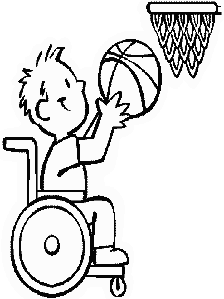 Coloriage 10 Basket-ball