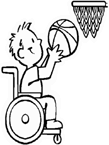 Coloriage Basket-ball 10