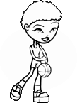 Coloriage Basket-ball 9