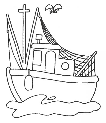 Coloriage 10 Bateaux