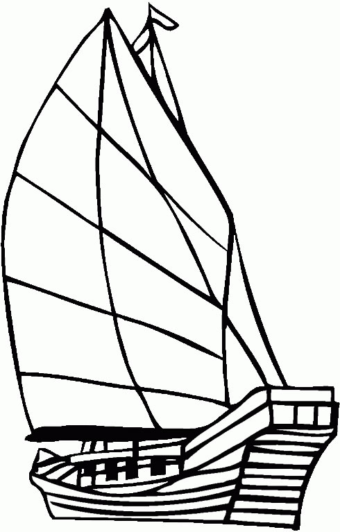 Coloriage 11 Bateaux