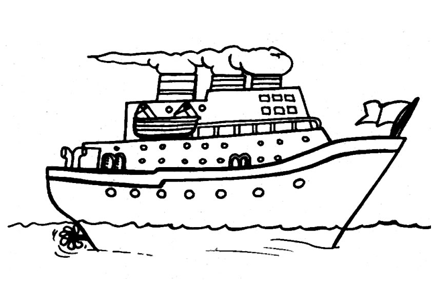 Coloriage 12 Bateaux