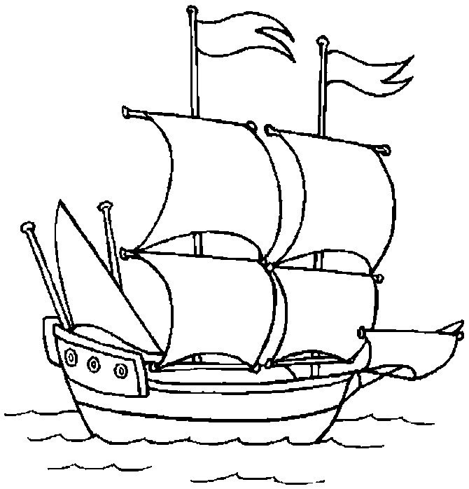 Coloriage 20 Bateaux