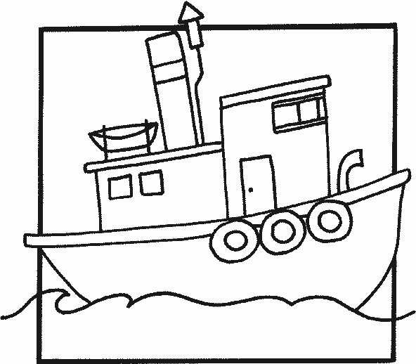 Coloriage 6 Bateaux